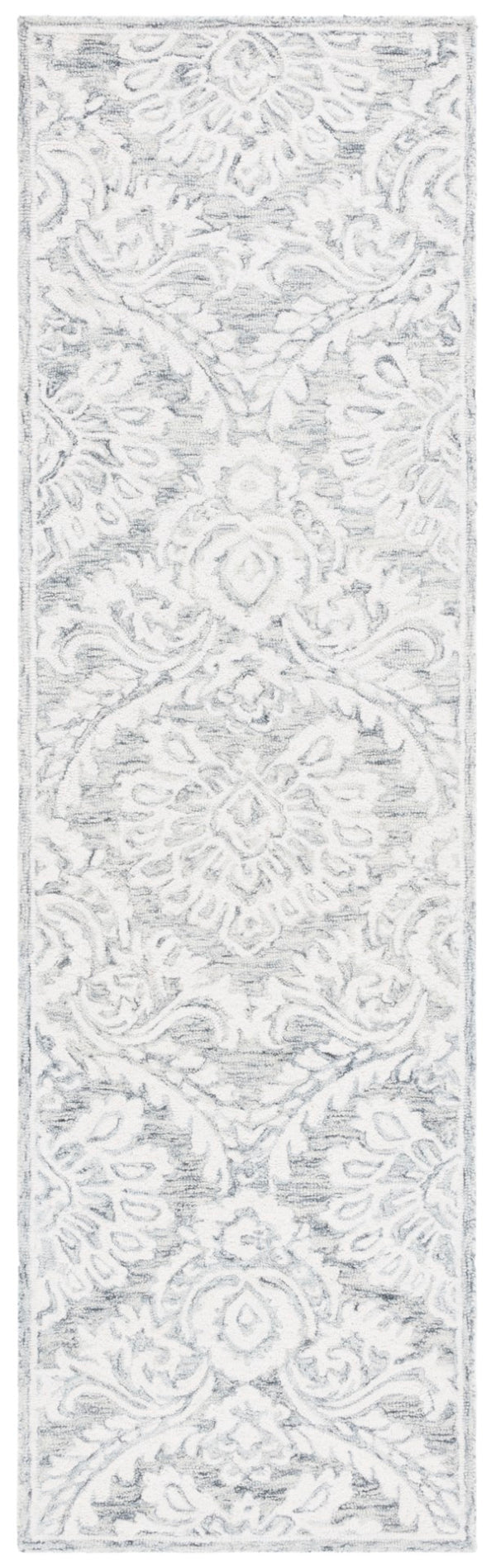 Safavieh Blossom 106 Hand Tufted Country and Floral Rug Grey / Ivory BLM106H-28