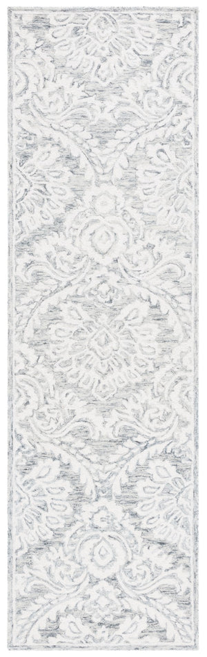 Safavieh Blossom 106 Hand Tufted Country and Floral Rug Grey / Ivory BLM106H-28