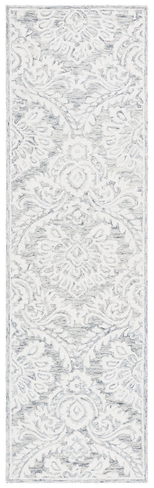 Safavieh Blossom 106 Hand Tufted Country and Floral Rug Grey / Ivory BLM106H-4