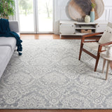 Safavieh Blossom 106 Hand Tufted Country and Floral Rug Grey / Ivory BLM106H-8