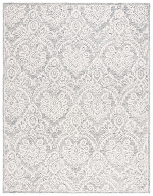Safavieh Blossom 106 Hand Tufted Country and Floral Rug Grey / Ivory BLM106H-8