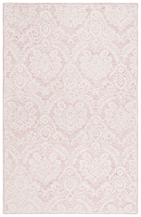 Safavieh Blossom 106 Hand Tufted Country and Floral Rug Pink / Ivory BLM106U-5