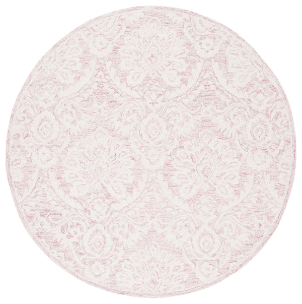 Safavieh Blossom 106 Hand Tufted Country and Floral Rug Pink / Ivory BLM106U-6R