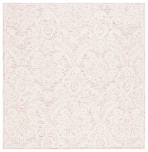 Safavieh Blossom 106 Hand Tufted Country and Floral Rug Pink / Ivory BLM106U-6SQ