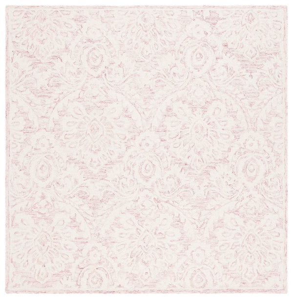 Safavieh Blossom 106 Hand Tufted Country and Floral Rug Pink / Ivory BLM106U-6SQ