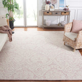 Safavieh Blossom 106 Hand Tufted Country and Floral Rug Pink / Ivory BLM106U-8