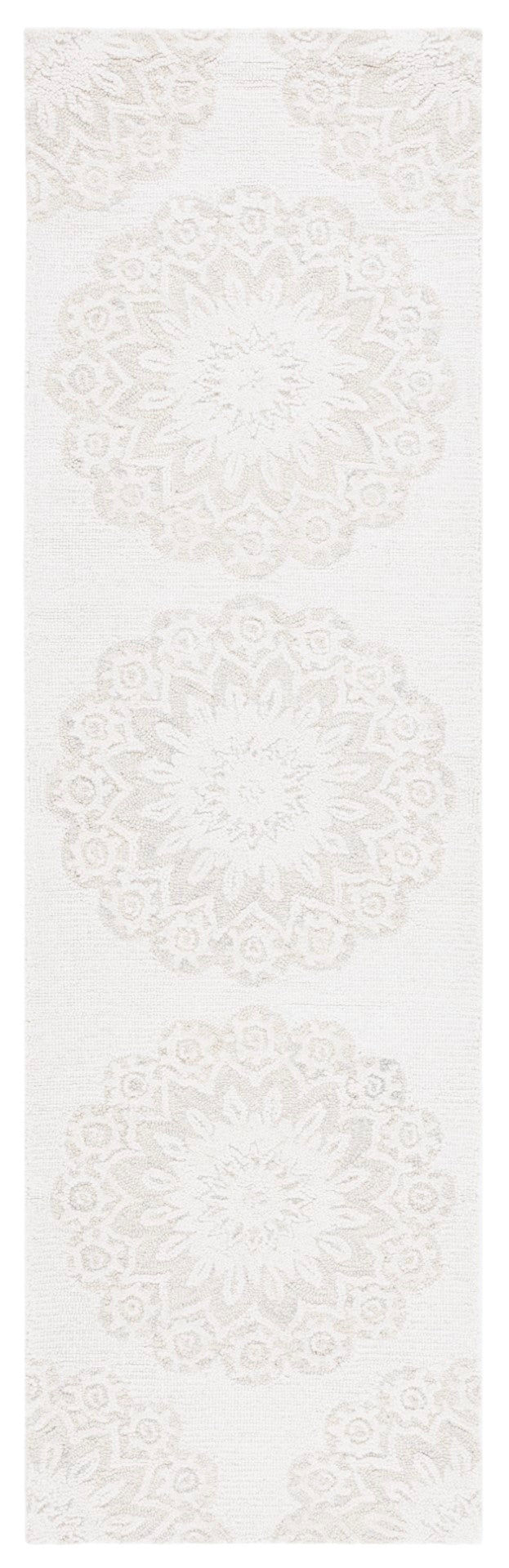 Safavieh Blossom 108 Hand Tufted Country and Floral Rug Ivory / Grey BLM108F-28
