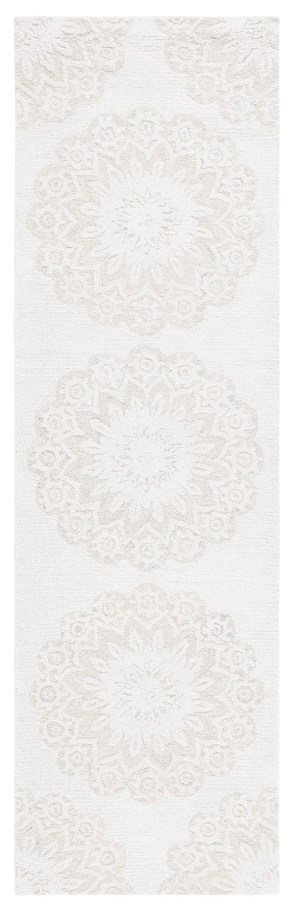 Safavieh Blossom 108 Hand Tufted Country and Floral Rug Ivory / Grey BLM108F-28
