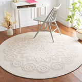 Safavieh Blossom 108 Hand Tufted Country and Floral Rug Ivory / Grey BLM108F-6R