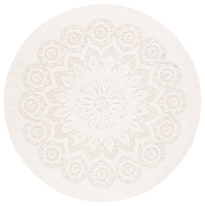 Safavieh Blossom 108 Hand Tufted Country and Floral Rug Ivory / Grey BLM108F-6R