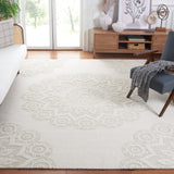 Safavieh Blossom 108 Hand Tufted Country and Floral Rug Ivory / Grey BLM108F-8