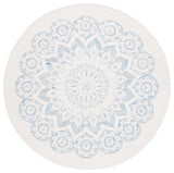 Safavieh Blossom 108 Hand Tufted Country and Floral Rug Ivory / Blue BLM108M-6R