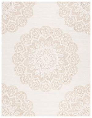 Safavieh Blossom 108 Hand Tufted Country and Floral Rug Ivory / Light Brown BLM108T-8