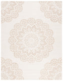 Safavieh Blossom 108 Hand Tufted Country and Floral Rug Ivory / Light Brown BLM108T-8