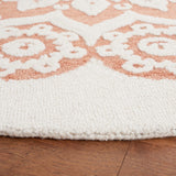 Safavieh Blossom 108 Hand Tufted Country and Floral Rug Ivory / Pink BLM108U-6R