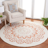 Safavieh Blossom 108 Hand Tufted Country and Floral Rug Ivory / Pink BLM108U-6R
