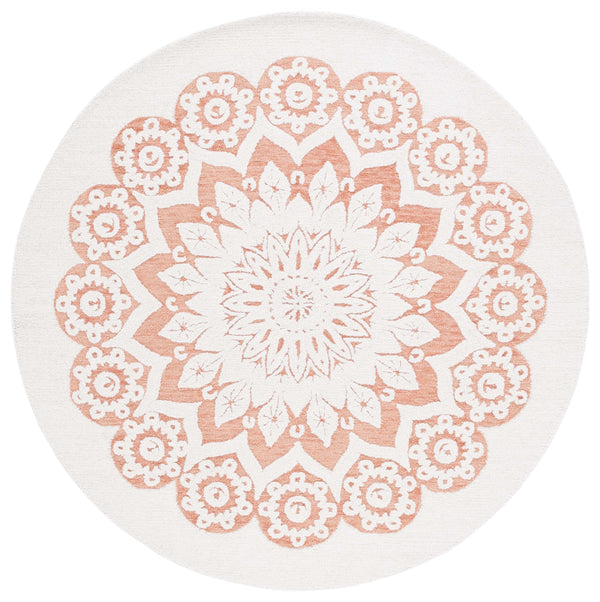 Safavieh Blossom 108 Hand Tufted Country and Floral Rug Ivory / Pink BLM108U-6R