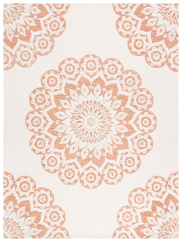 Safavieh Blossom 108 Hand Tufted Country and Floral Rug Ivory / Pink BLM108U-8