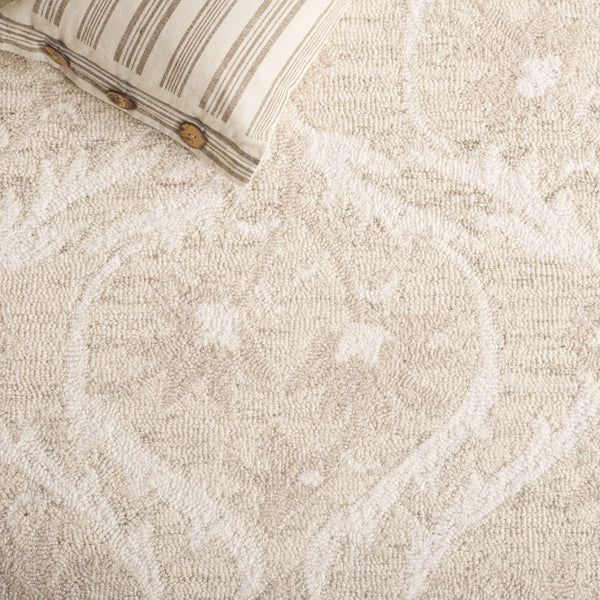 Safavieh Blossom 116b Beige Ivory Beige ,Ivory 85% Wool,15% Cotton Blm116b-9