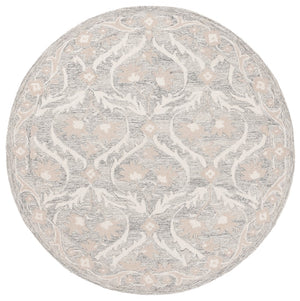 Safavieh Blossom 116f Grey Ivory Grey ,Ivory 85% Wool,15% Cotton Blm116f-4