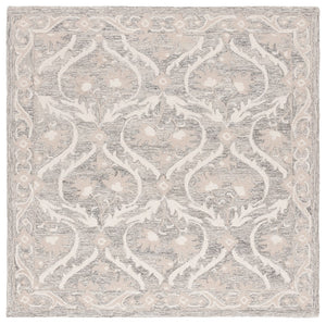Safavieh Blossom 116f Grey Ivory Grey ,Ivory 85% Wool,15% Cotton Blm116f-4