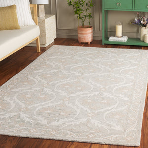 Safavieh Blossom 116g Light Grey Ivory Light Grey ,Ivory 85% Wool,15% Cotton Blm116g-5