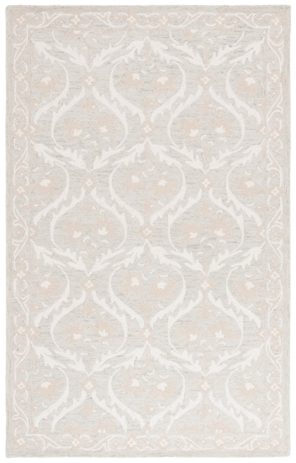 Safavieh Blossom 116g Light Grey Ivory Light Grey ,Ivory 85% Wool,15% Cotton Blm116g-5