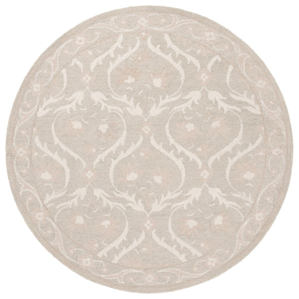 Safavieh Blossom 116g Light Grey Ivory Light Grey ,Ivory 85% Wool,15% Cotton Blm116g-6