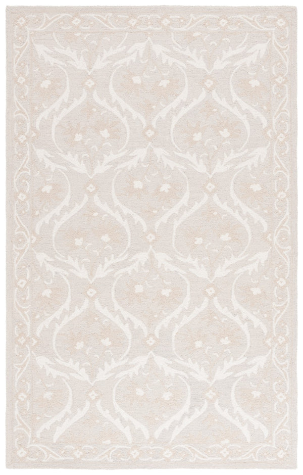 Safavieh Blossom 116h Silver Ivory Silver ,Ivory 85% Wool,15% Cotton Blm116h-5