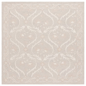 Safavieh Blossom 116h Silver Ivory Silver ,Ivory 85% Wool,15% Cotton Blm116h-8