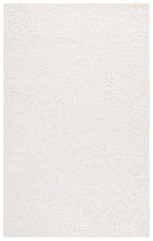 Safavieh Blossom Hand Tufted Wool Area Rug Ivory Traditional Low Pile Living Room Accent BLM401D-5
