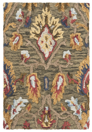 Safavieh Blossom Artisan-crafted Wool Area Rug – Timeless Elegance With Lush Floral Patterns For Your Home Green ,Multi Wool Blm402b-1218