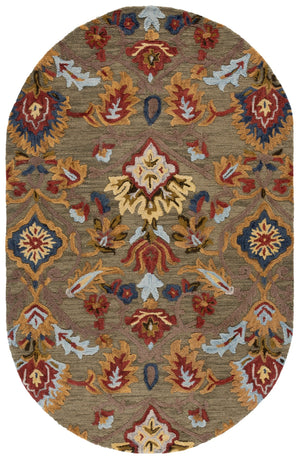 Safavieh Blossom Artisan-crafted Wool Area Rug – Timeless Elegance With Lush Floral Patterns For Your Home Green ,Multi Wool Blm402b-1218