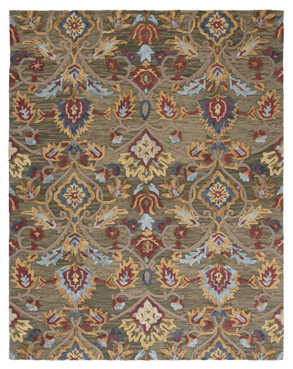 Safavieh Blossom Artisan-crafted Wool Area Rug – Timeless Elegance With Lush Floral Patterns For Your Home Green ,Multi Wool Blm402b-1218