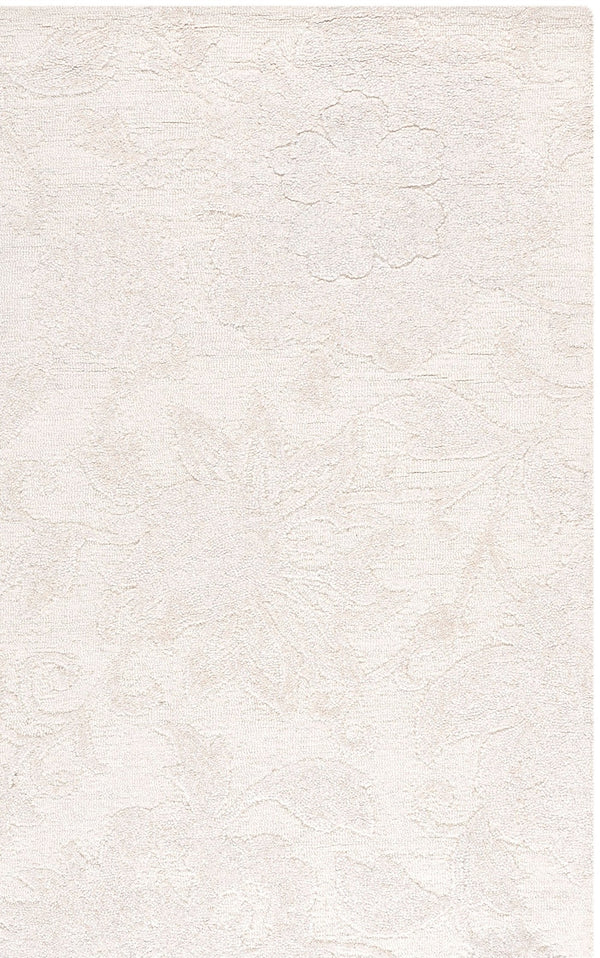 Safavieh Blossom Ivory Floral Runner Rug — Hand-Tufted Wool-Cotton Low-Pile Hallway Accent, Durable Elegance 2'-3" x 8'-0" BLM404A-28
