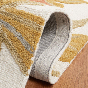 Safavieh Blossom 406 Hand Tufted Floral Rug Ivory / Green BLM406A-8