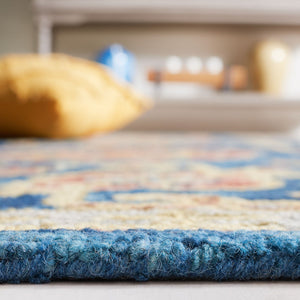 Safavieh Blossom 407 Hand Tufted Floral Rug Navy / Brown BLM407N-8