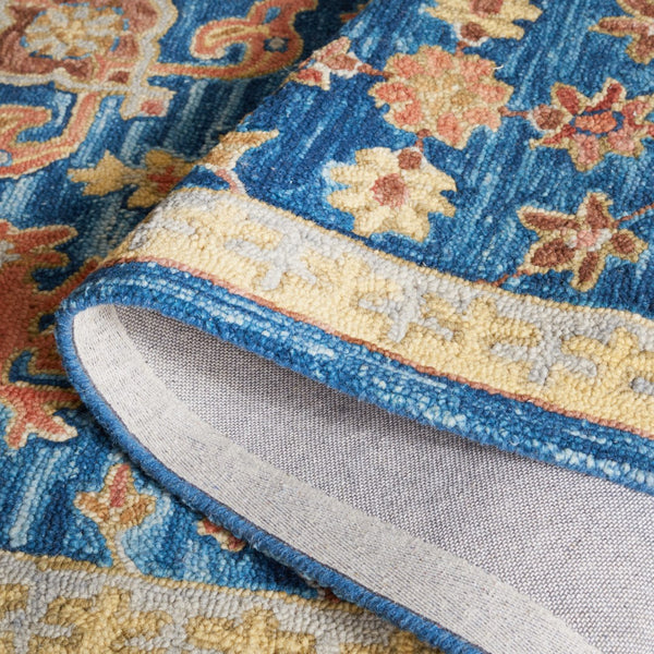 Safavieh Blossom 407 Hand Tufted Floral Rug Navy / Brown BLM407N-5