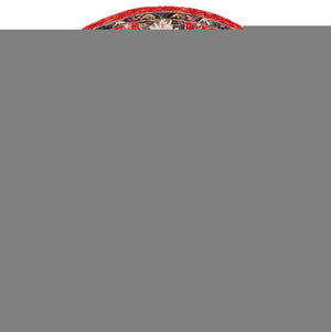 Safavieh Blossom Elegant Red Floral Area Rug - Hand-tufted Wool-cotton Blend For Timeless Home Décor Red ,Ivory 85% Wool,15% Cotton Blm470q-3