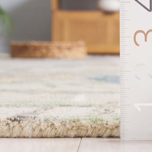 Safavieh Blossom Hand Tufted Floral Area Rug – Luxurious Wool Blend For Elegant Home Décor And Comfort Green ,Pink 80% Wool,20% Cotton Blm553y-5