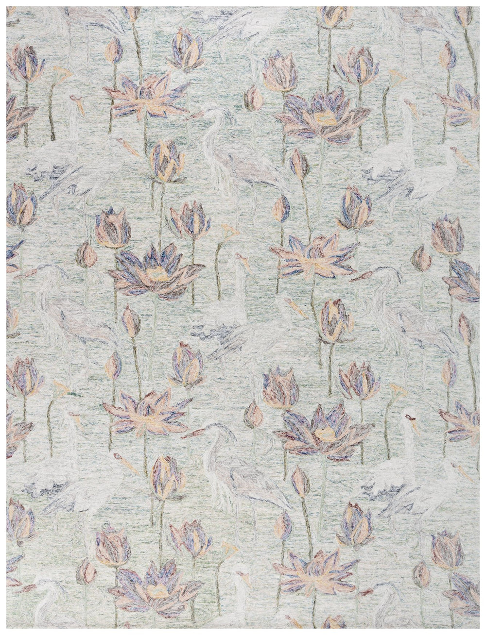Safavieh Blossom Hand-tufted Floral Area Rug – Elegant Nature-inspired Design For A Serene Home Oasis Green ,Ivory 80% Wool,20% Cotton Blm554y-5
