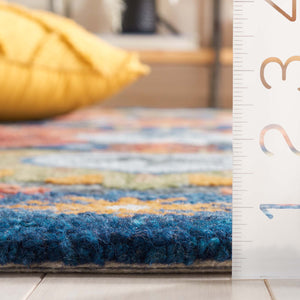 Safavieh Blossom Hand-tufted Charcoal And Tangerine Rug - Exquisite Artistry For Timeless Home Elegance Charcoal ,Orange 80% Wool 20% Cotton Blm565h-8