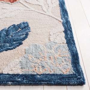 Safavieh Blossom Hand-tufted Area Rug – Luxurious Floral Design From India, Crafted With 80% Wool & Cotton Blend Beige ,Red 80% Wool 20% Cotton Blm566b-6sq