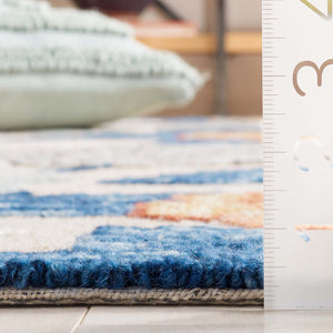 Safavieh Blossom Hand-tufted Area Rug – Luxurious Floral Design From India, Crafted With 80% Wool & Cotton Blend Beige ,Red 80% Wool 20% Cotton Blm566b-6sq