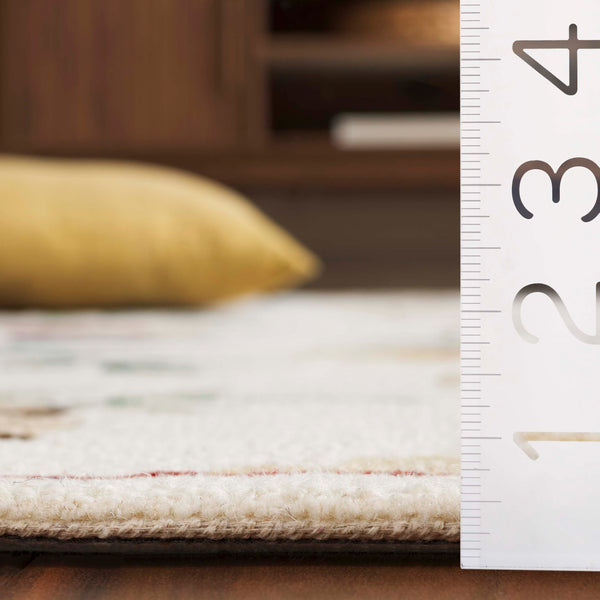 Safavieh Blossom Hand-tufted Floral Area Rug - Luxurious Wool & Cotton Blend For Timeless Elegance In Any Room Ivory ,Blue 80% Wool,20% Cotton Blm571a-28