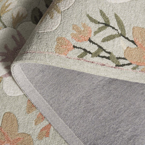 Safavieh Blossom Hand-tufted Floral Area Rug - Luxurious Wool & Cotton Blend For Timeless Elegance In Any Room Sage ,Ivory 80% Wool,20% Cotton Blm571w-28