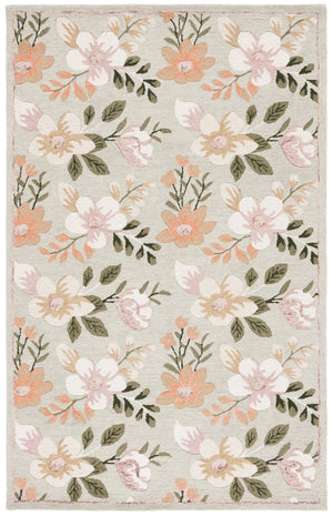 Safavieh Blossom Hand-tufted Floral Area Rug - Luxurious Wool & Cotton Blend For Timeless Elegance In Any Room Sage ,Ivory 80% Wool,20% Cotton Blm571w-28