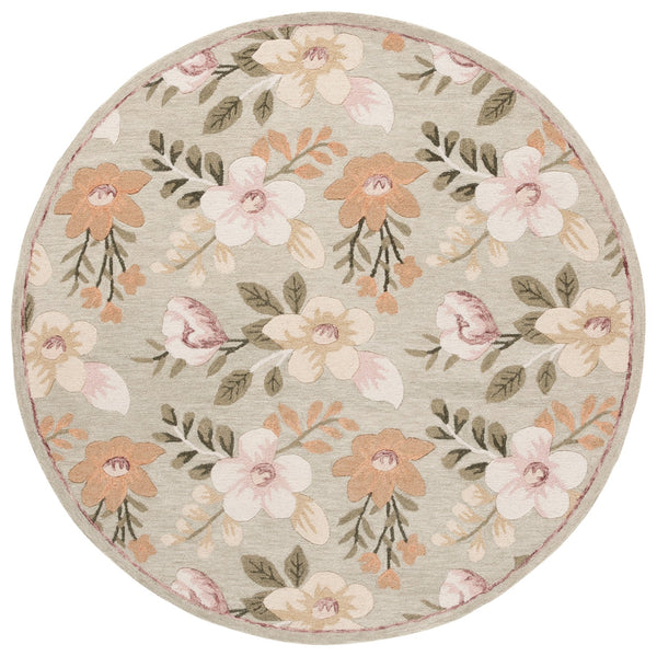 Safavieh Blossom Hand-tufted Floral Area Rug - Luxurious Wool & Cotton Blend For Timeless Elegance In Any Room Sage ,Ivory 80% Wool,20% Cotton Blm571w-28