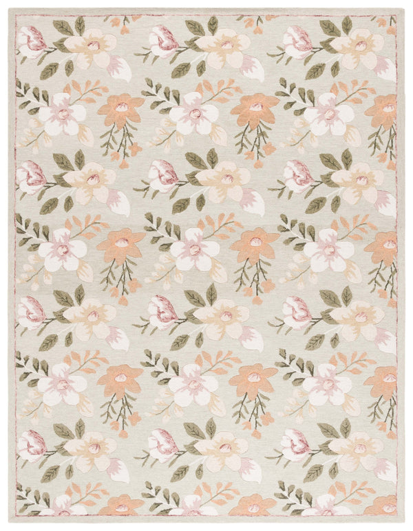 Safavieh Blossom Hand-tufted Floral Area Rug - Luxurious Wool & Cotton Blend For Timeless Elegance In Any Room Sage ,Ivory 80% Wool,20% Cotton Blm571w-28