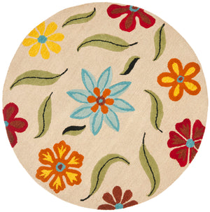 Safavieh Blossom Exquisite Floral Wool Area Rug - Hand-hooked Comfort And Style For Elegant Living Spaces Beige ,Multi Wool Blm678a-4r